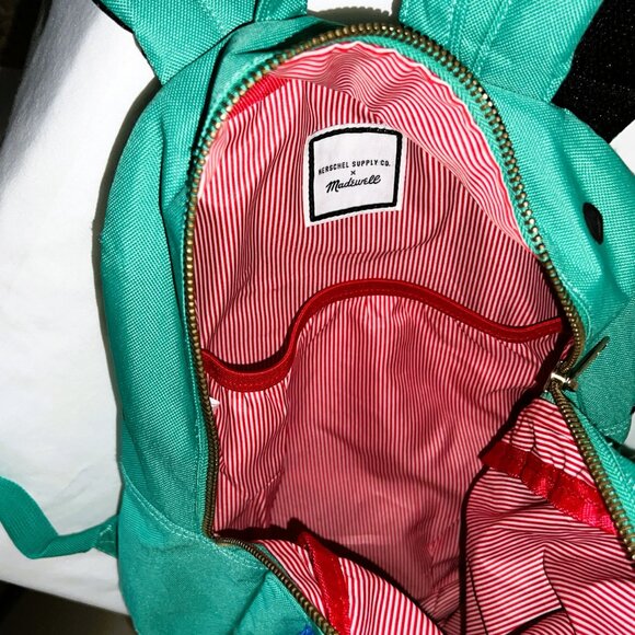 Herschel Supply Co. x Madewell Backpack – Teal & Blue Colorblock - Picture 6 of 12